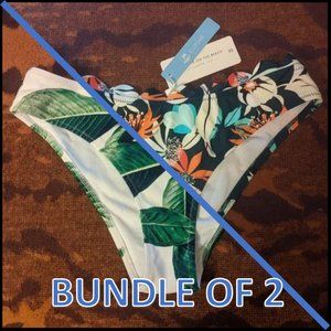 BUNDLE OF 2: NWT Cupshe bikini bottoms - small